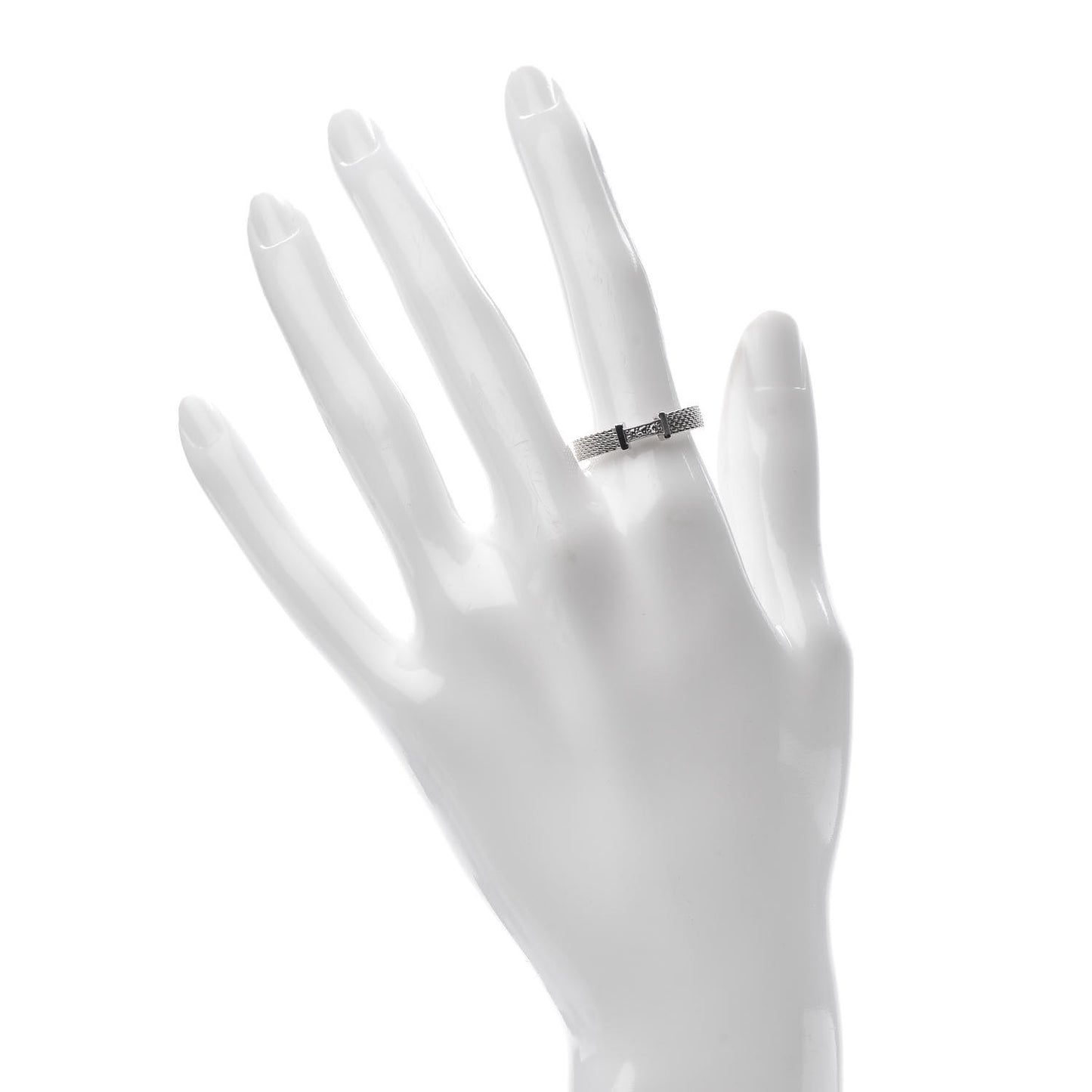 Sterling Silver Diamond Narrow Somerset Ring 54 7