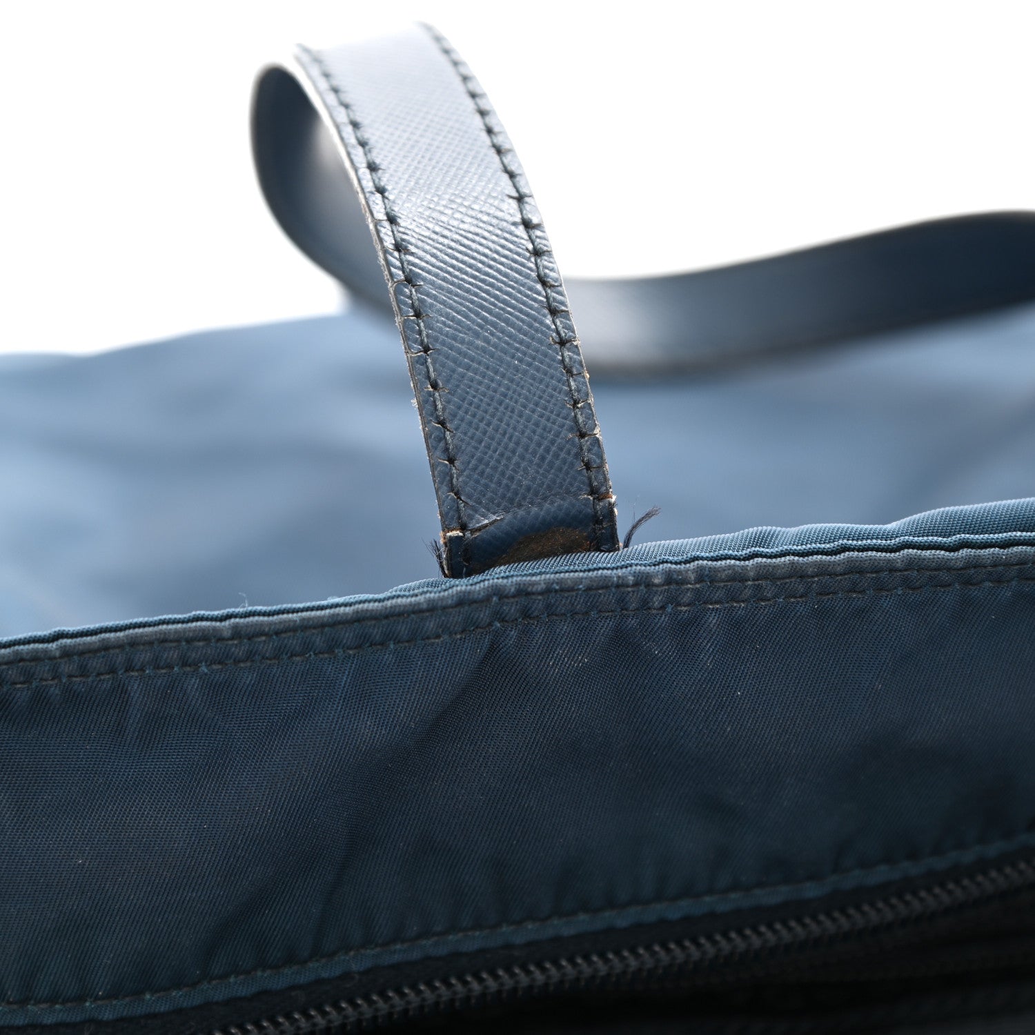 Prada Tessuto Nylon Tote Blue 14 of 16