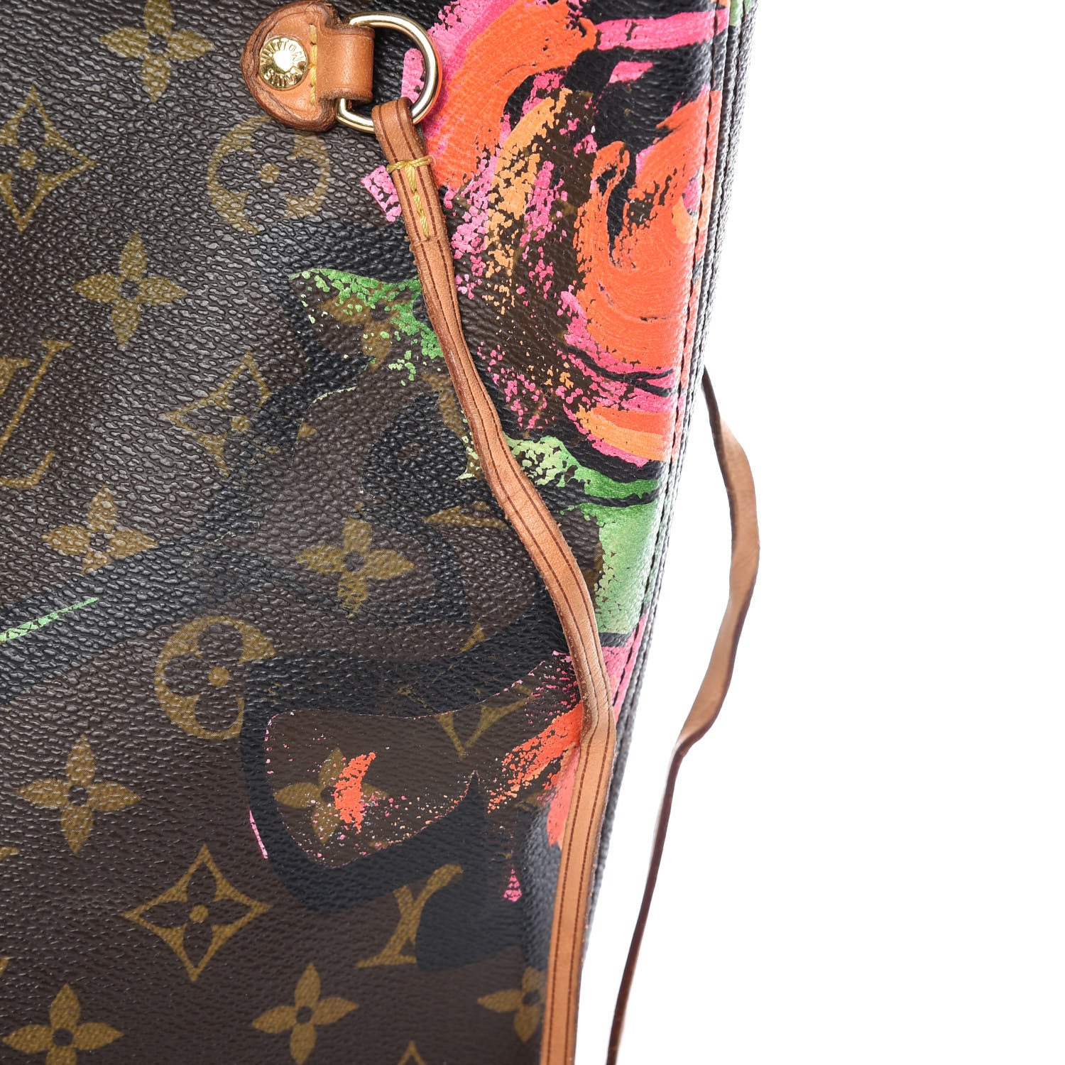 Louis Vuitton Monogram Roses Neverfull MM 30 of 37