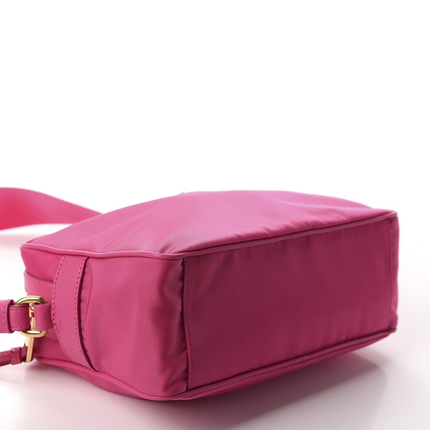 Prada Tessuto Nylon Soft Calf Camera Bag Fuxia 4 of 11
