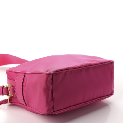 Prada Tessuto Nylon Soft Calf Camera Bag Fuxia 4 of 11