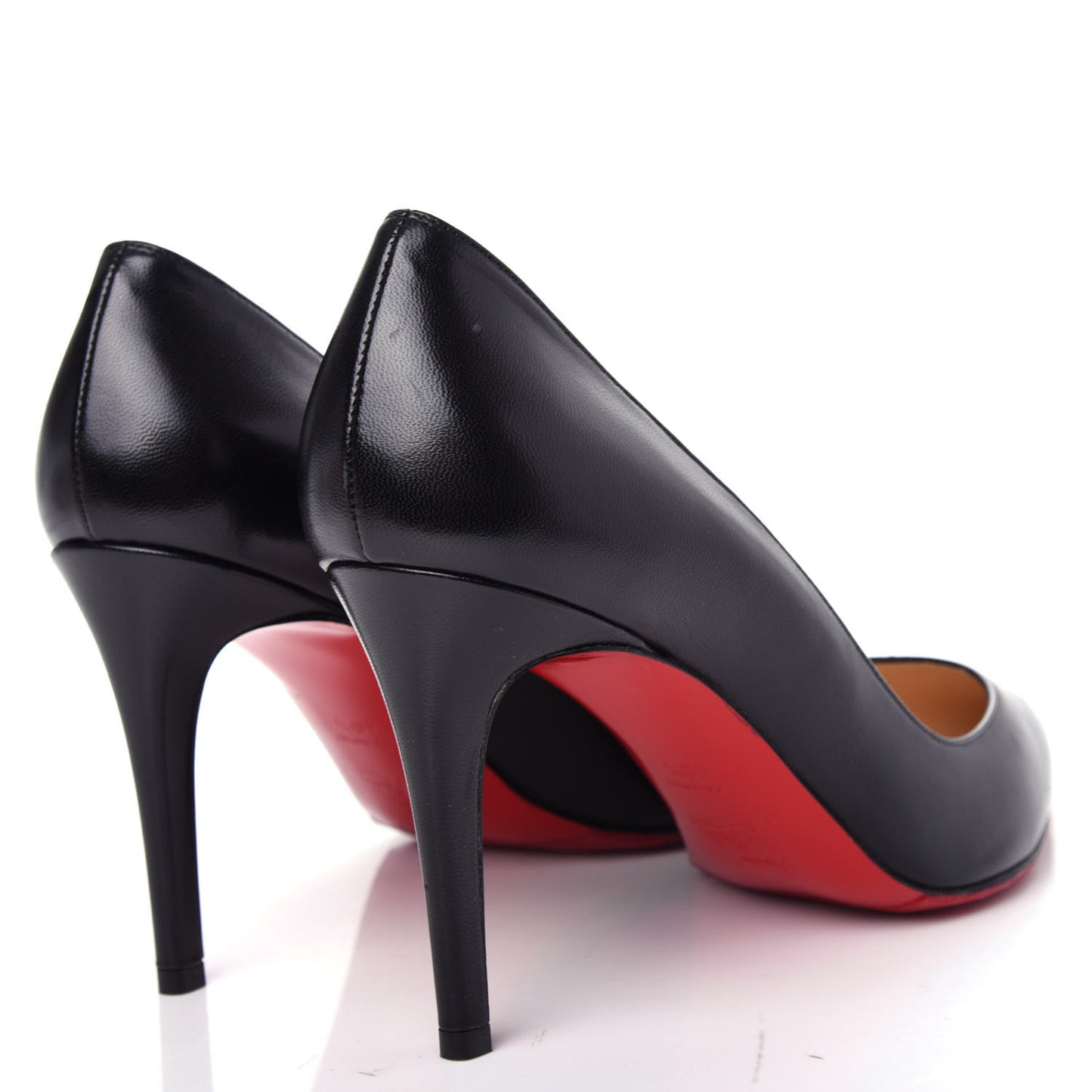 Shiny Nappa Pigalle 85 Pumps 40.5 Black