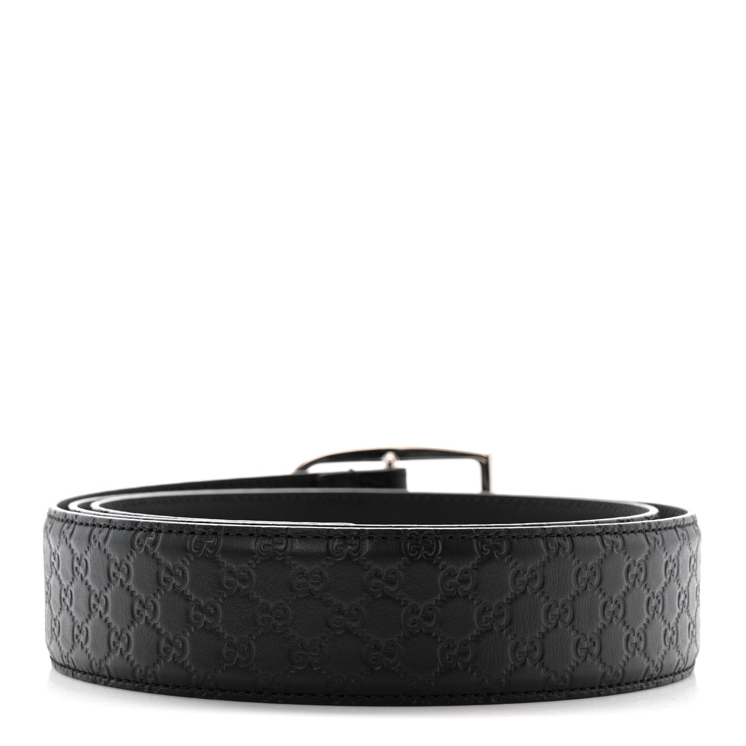 Gucci Soft Microguccissima 40mm Belt 110 44 Black 2 of 6