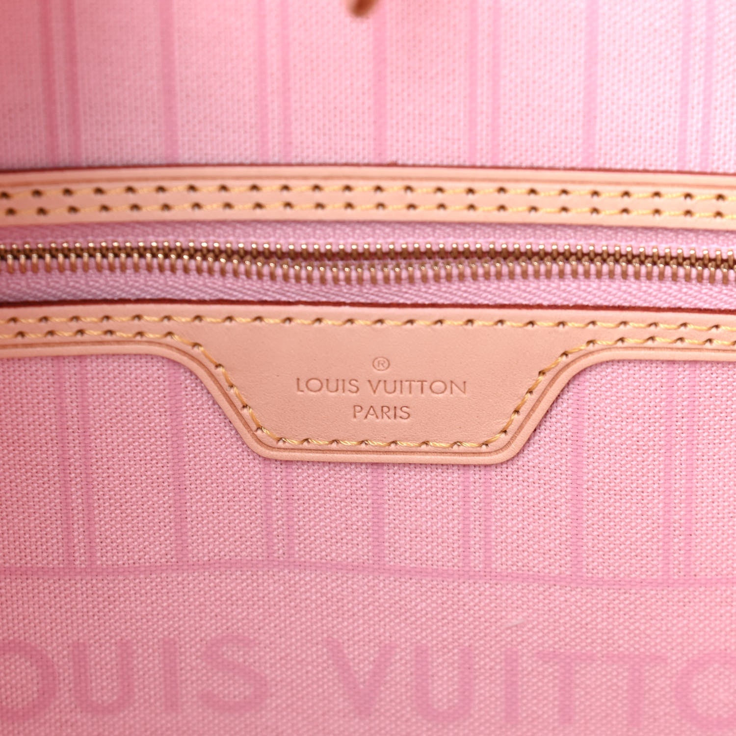 Louis Vuitton Damier Azur Neo Neverfull MM Rose Ballerine 7 of 11