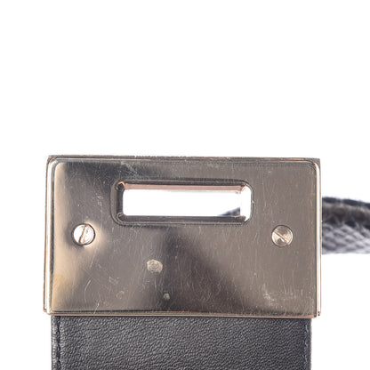 Jimmy Choo Velvet Snakeskin Ramona Shoulder Bag Black 7 of 14