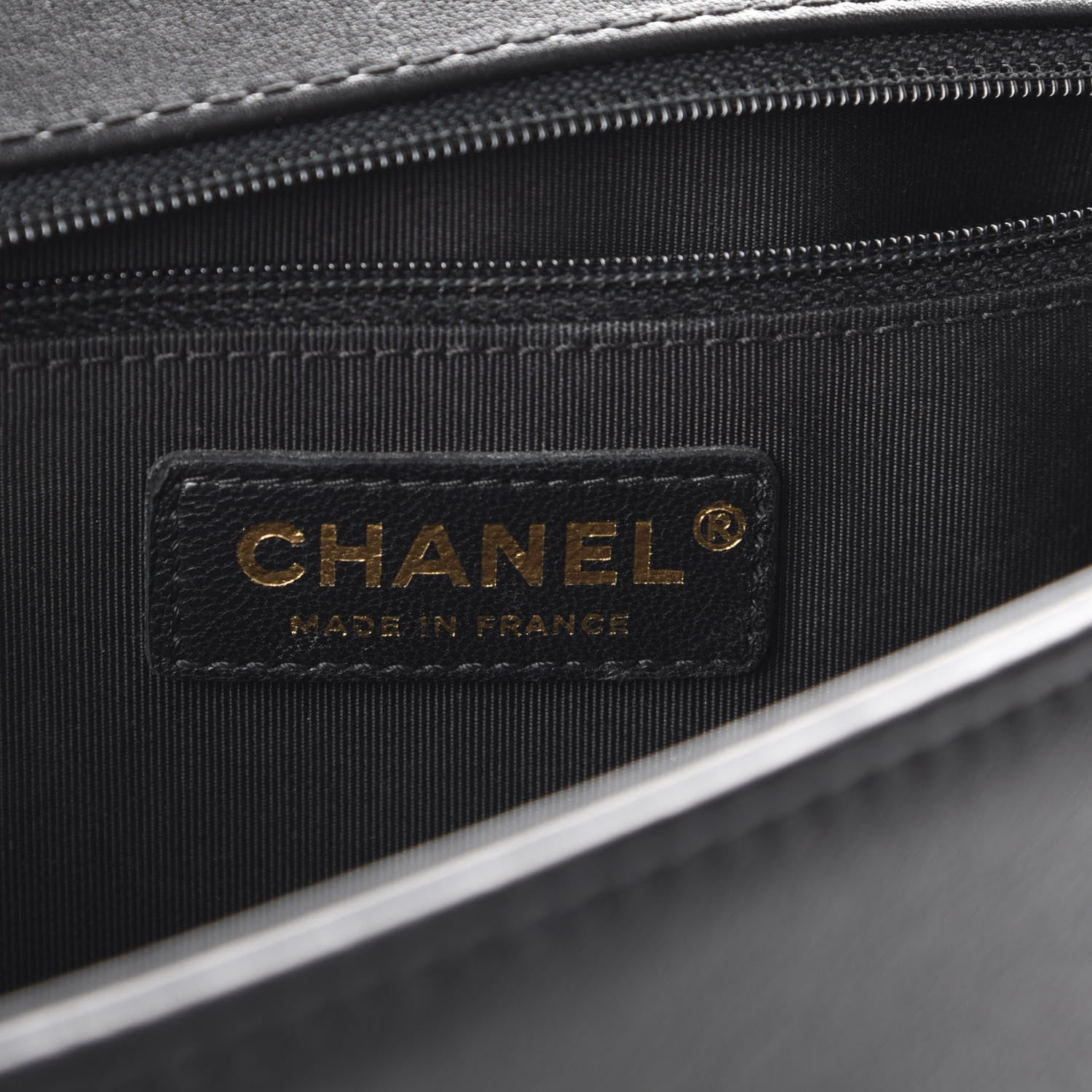 Chanel Calfskin Quilted New Medium Boy Top Handle Flap Black 8 of 10
