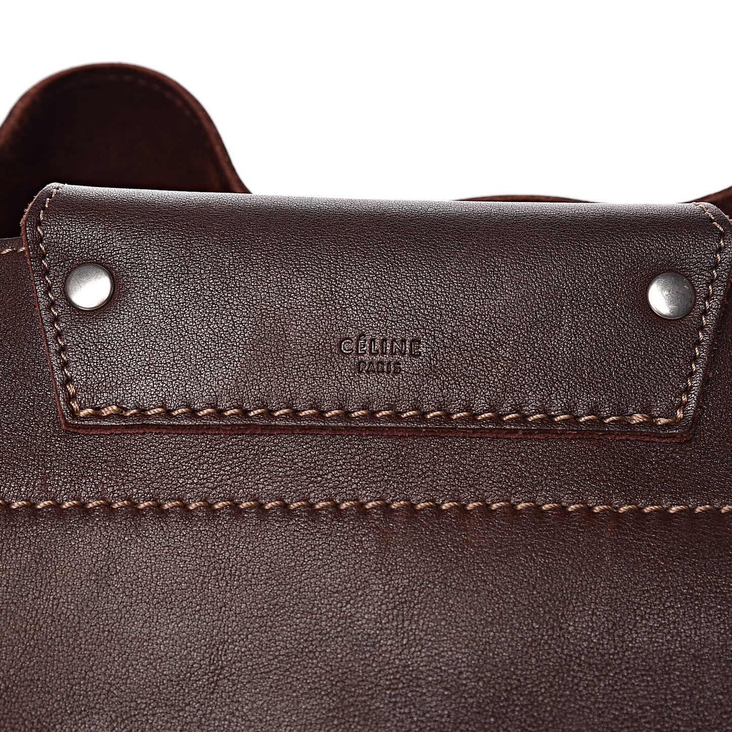 Supple Calfskin Medium Big Bag Brown