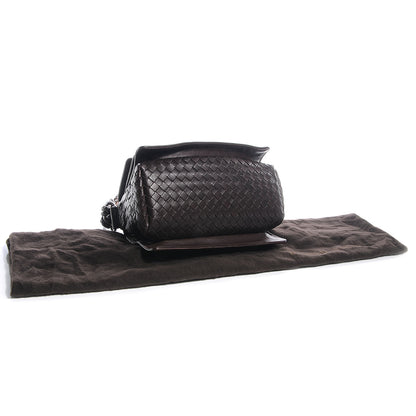 Bottega Veneta Nappa Intrecciato Small Flap Ebano 4 of 8