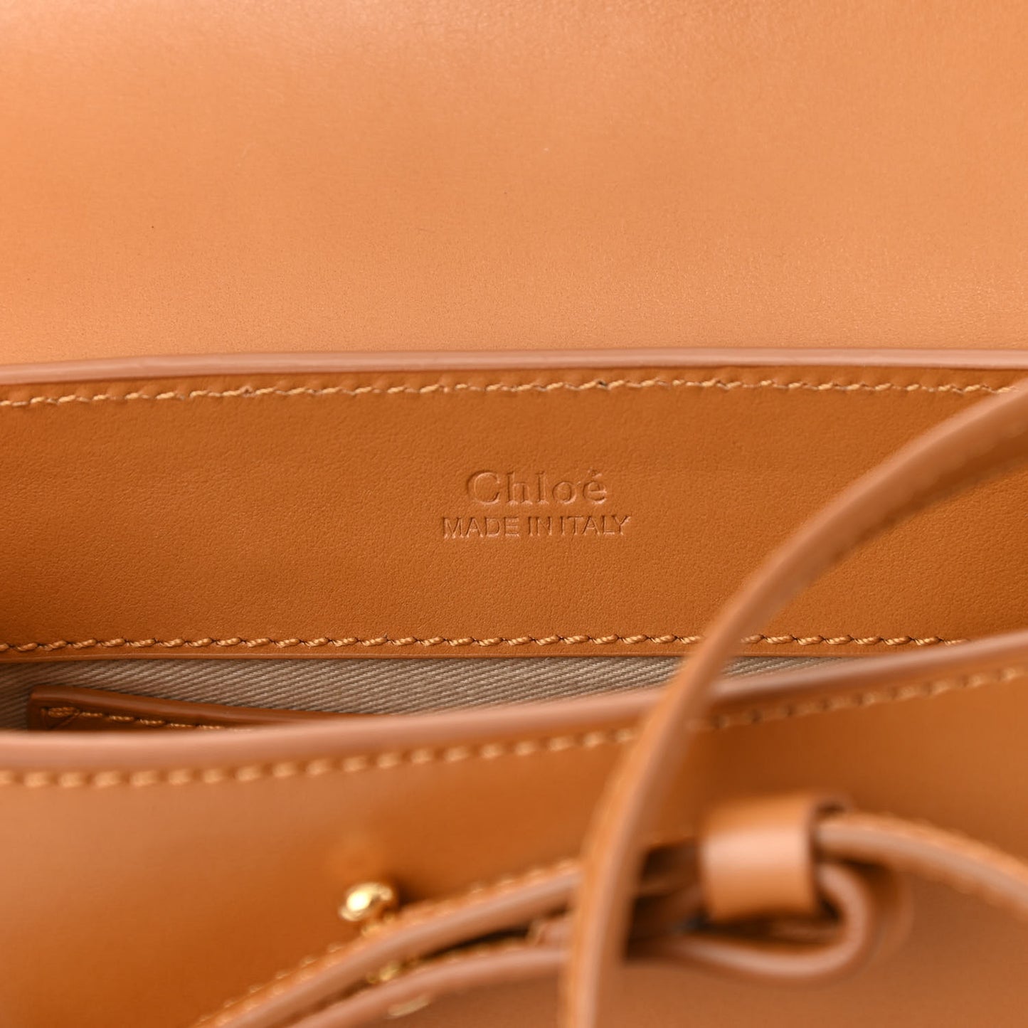 Calfskin Suede C Belt Bag Tan