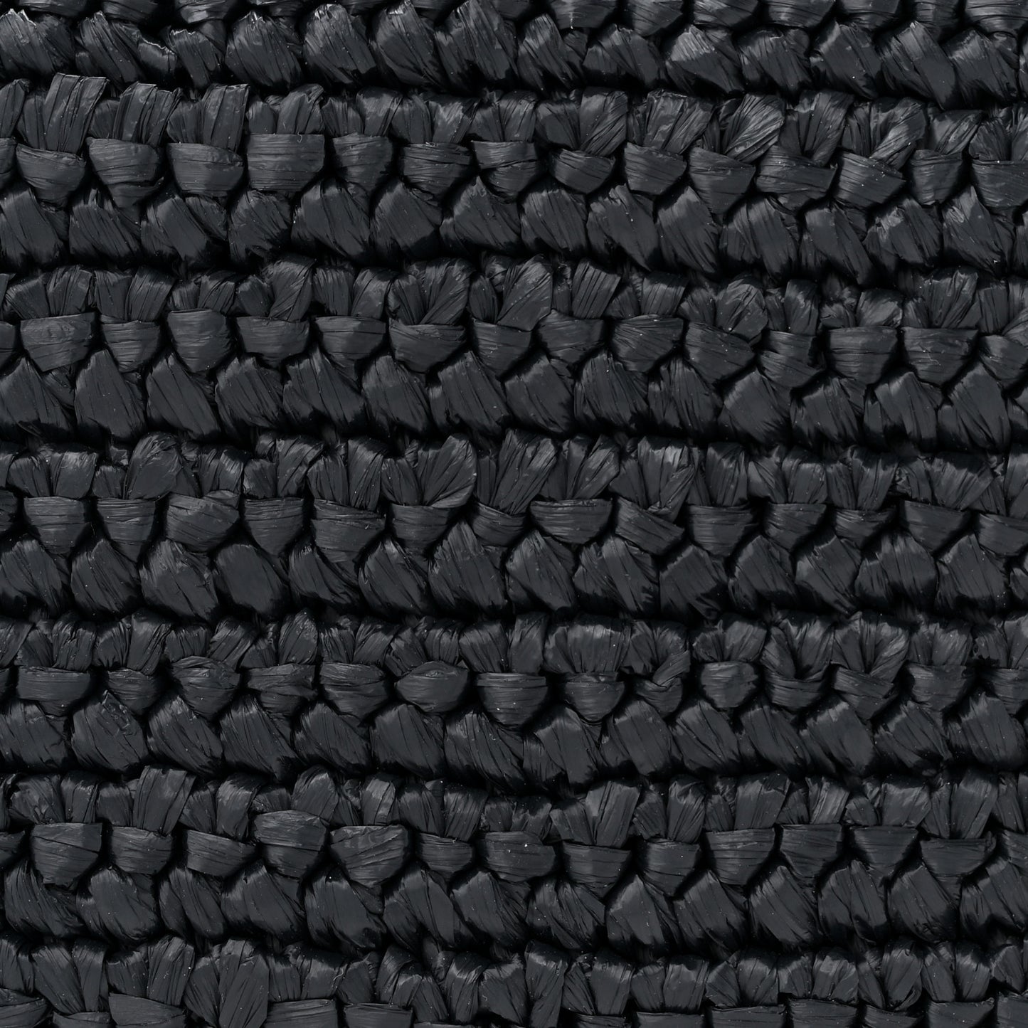 Raffia Monogram Tassel Kate 99 Black