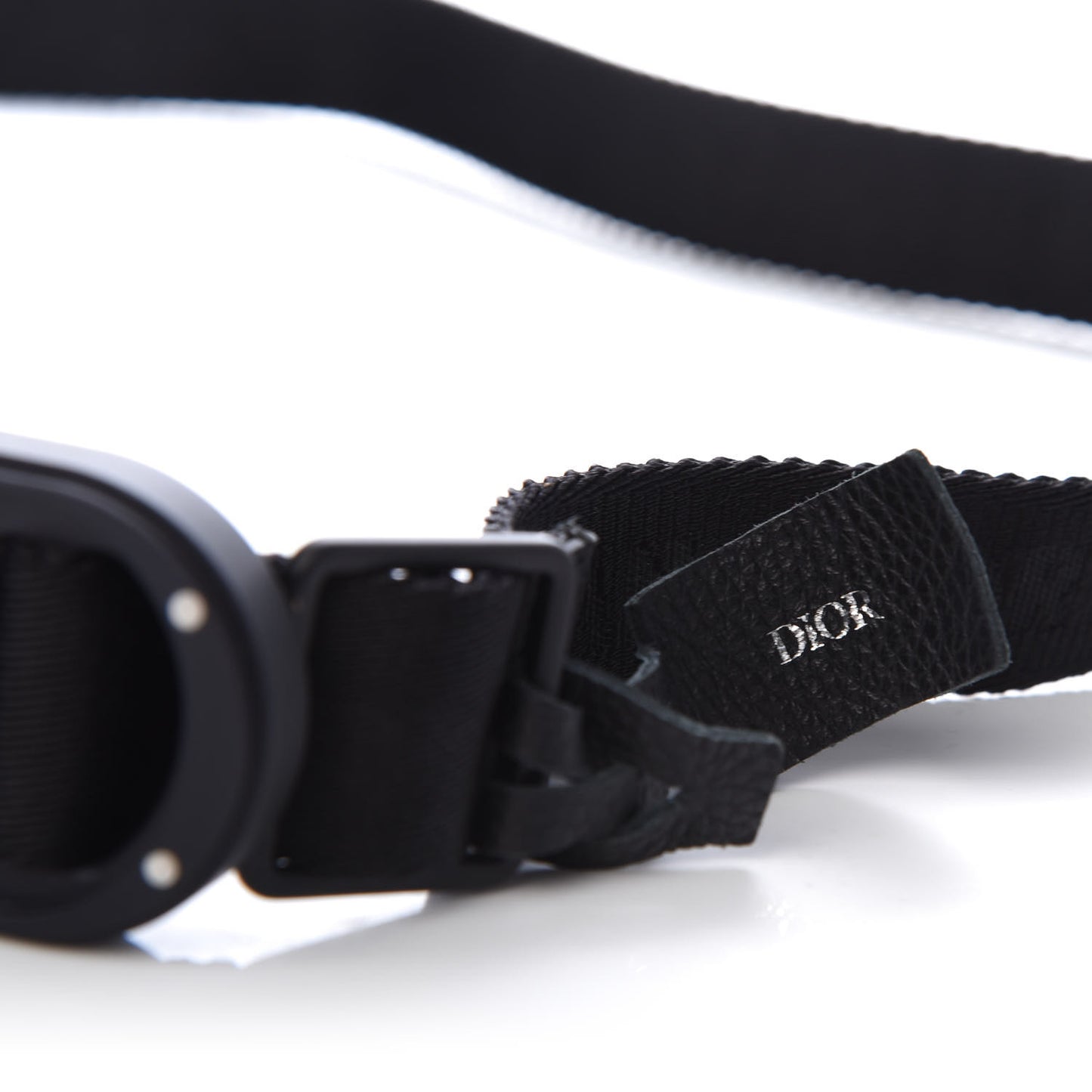 Jacquard Nylon Aluminum 25mm CD Belt 100 Black