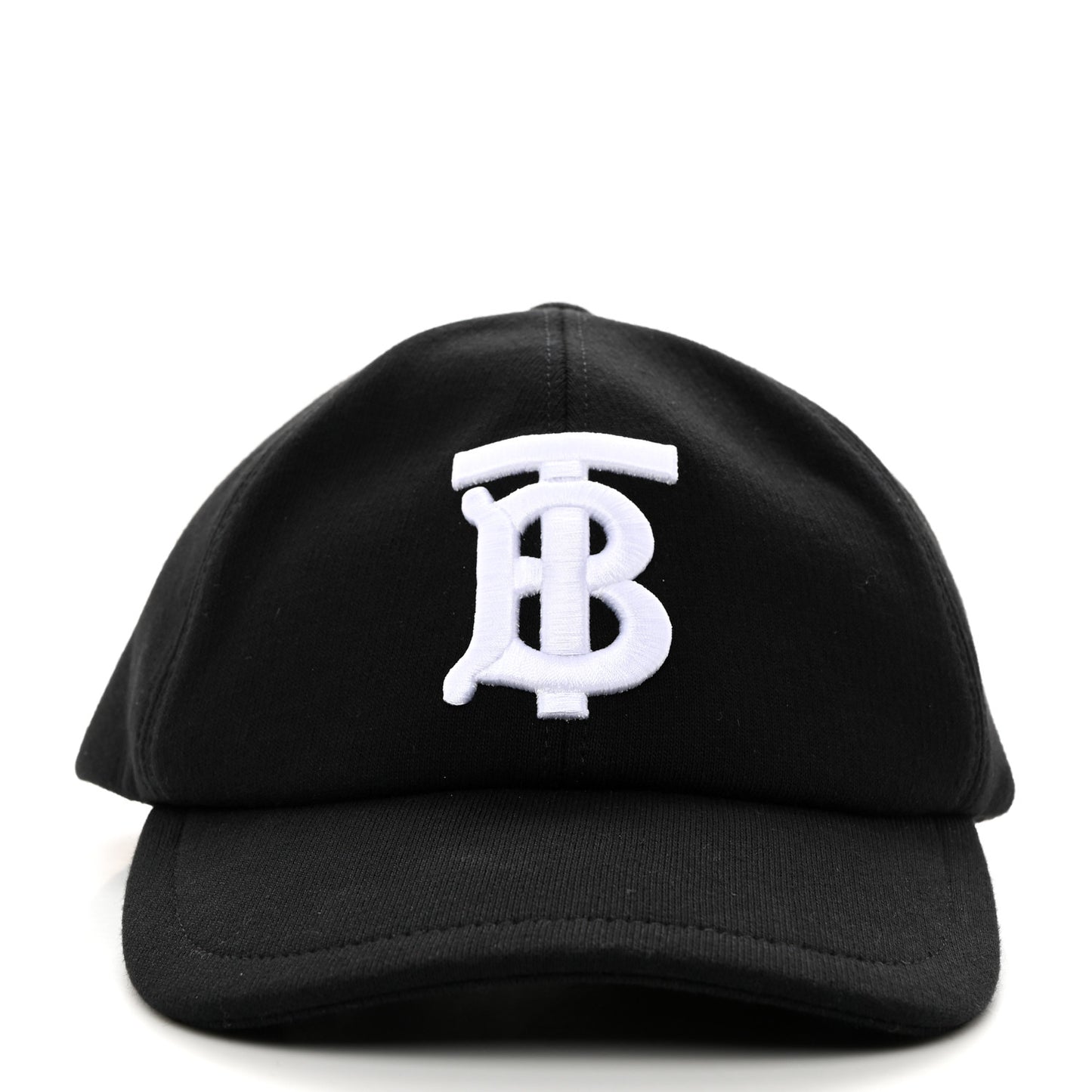 Cotton Twil TB Monogram Baseball Hat M Black