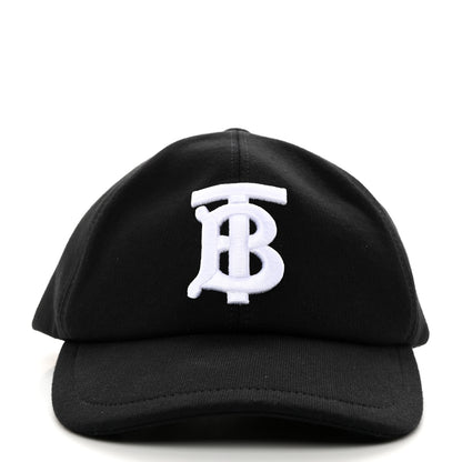 Burberry Cotton Twil TB Monogram Baseball Hat M Black 3 of 10