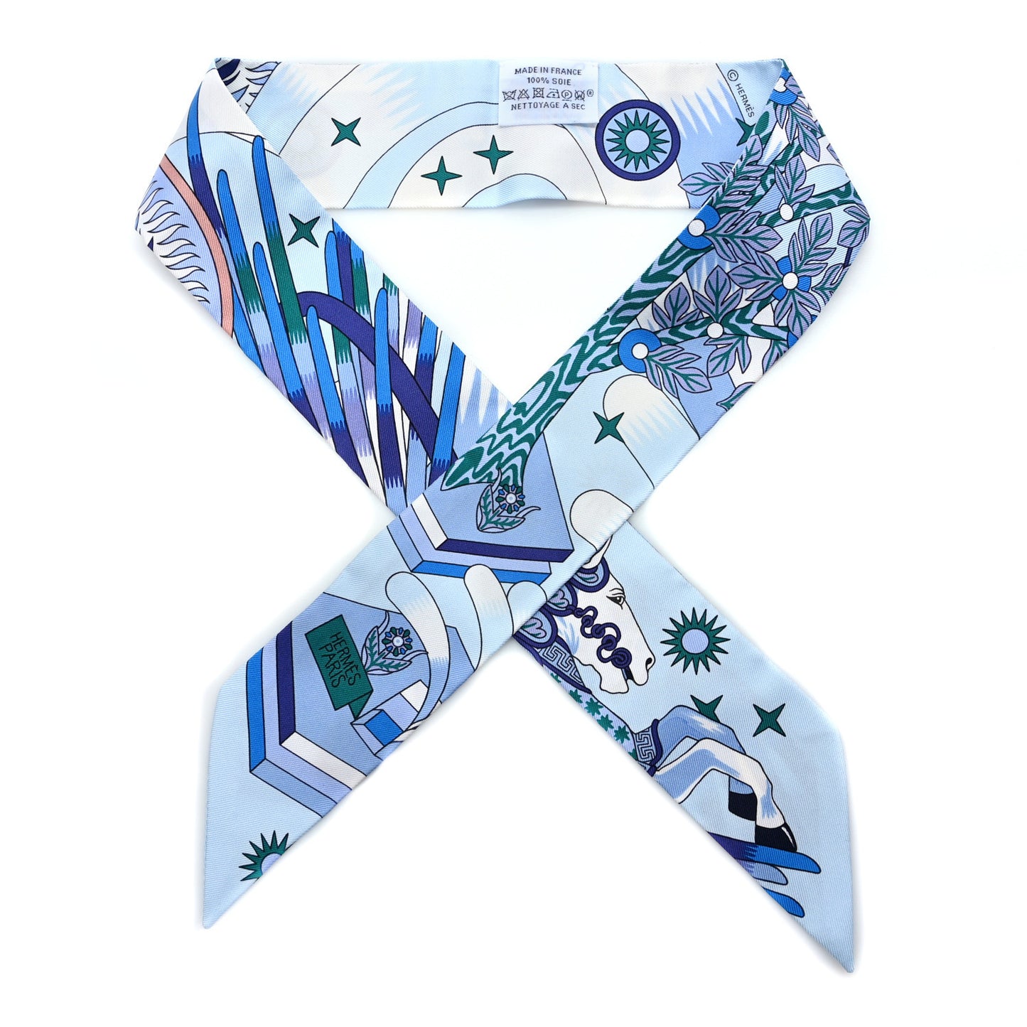 Silk La Source de Pegase Twilly Ciel Bleu Royal White