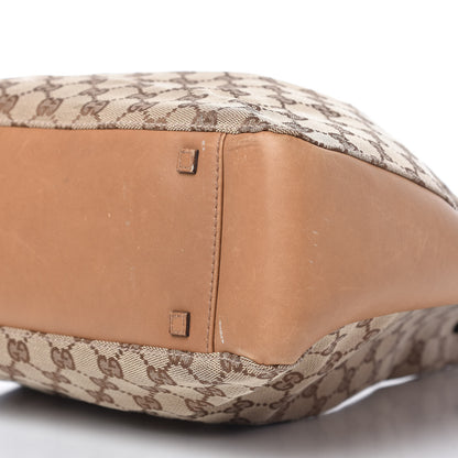 Gucci Monogram Calfskin Tote Brown 7 of 10