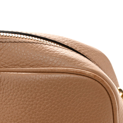 Gucci Pebbled Calfskin Small Soho Disco Bag Camelia 12 of 16
