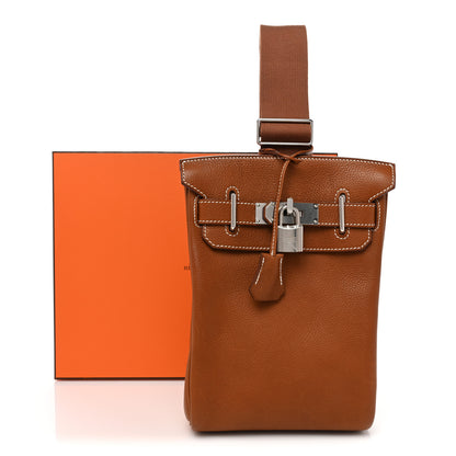 Hermes Natural Barenia Faubourg Hac A Dos PM Backpack Fauve 15 of 15