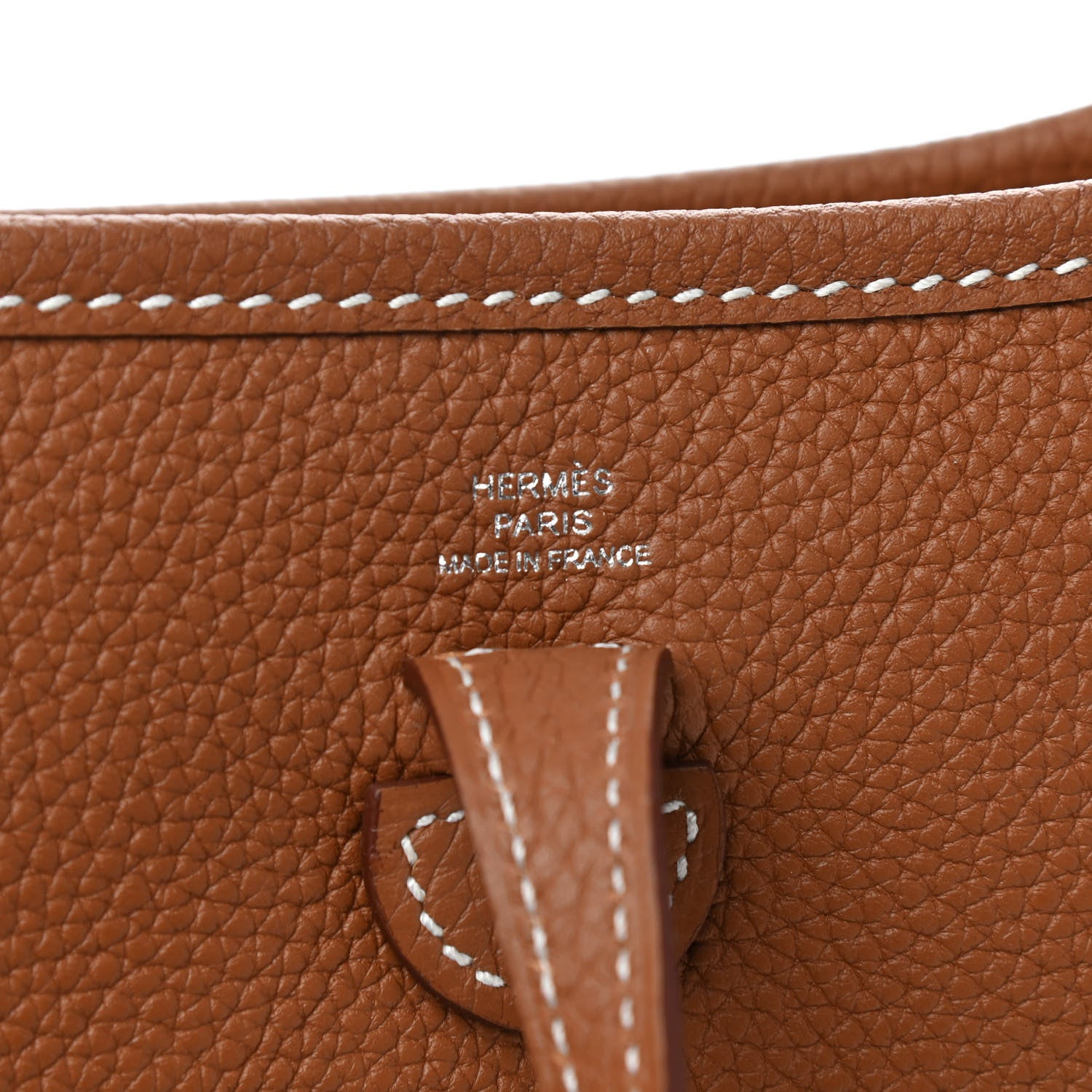 Hermes Taurillon Clemence Evelyne TPM Gold 6 of 10