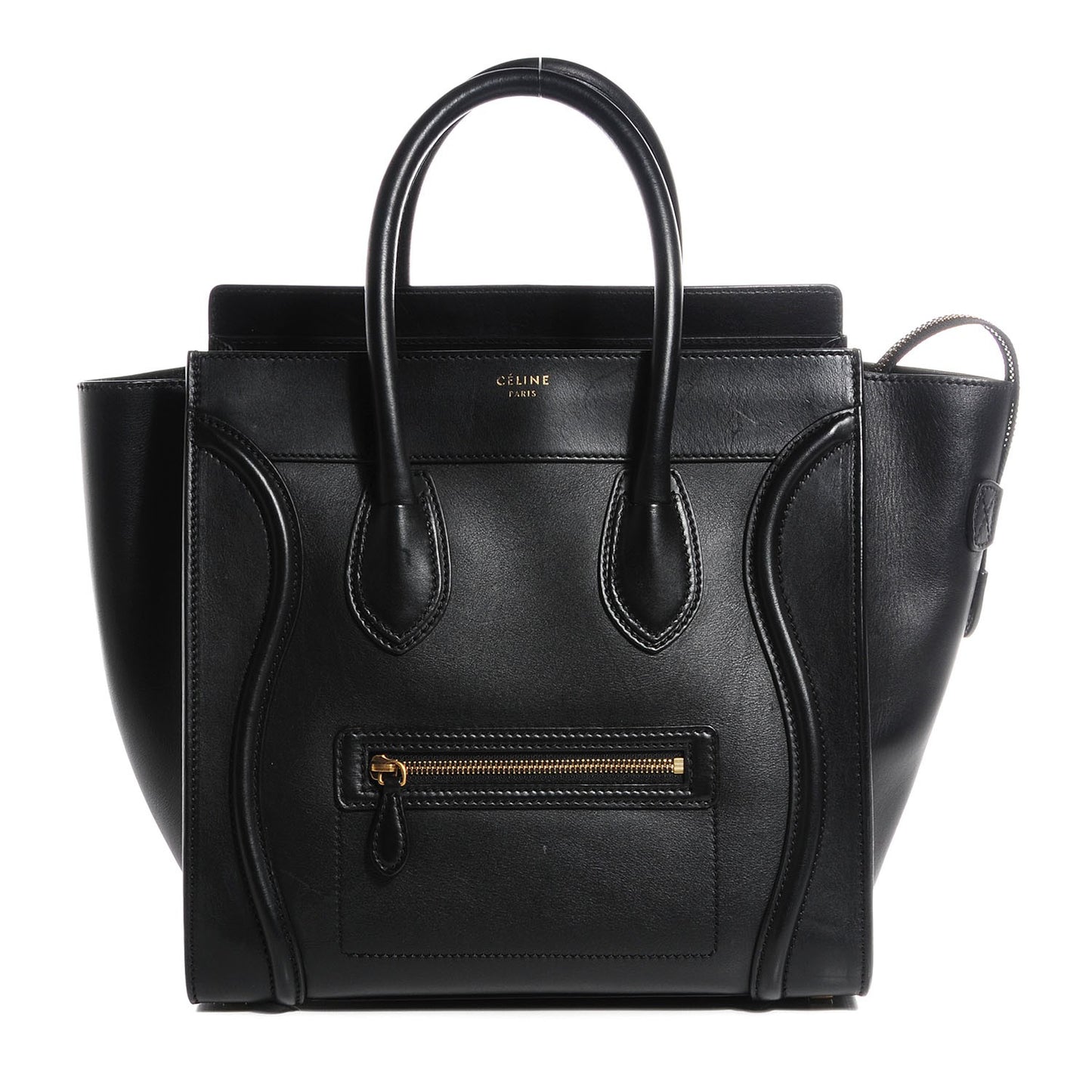 Smooth Calfskin Mini Luggage Black