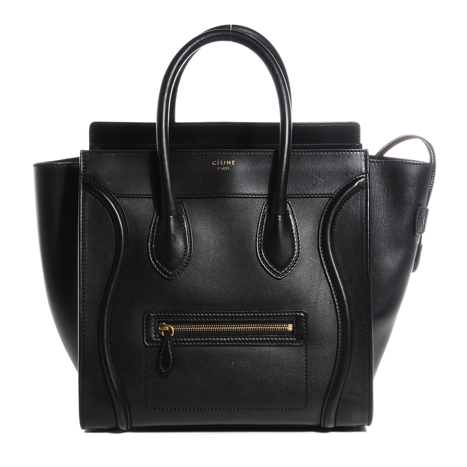 Celine Smooth Calfskin Mini Luggage Black 1 of 7