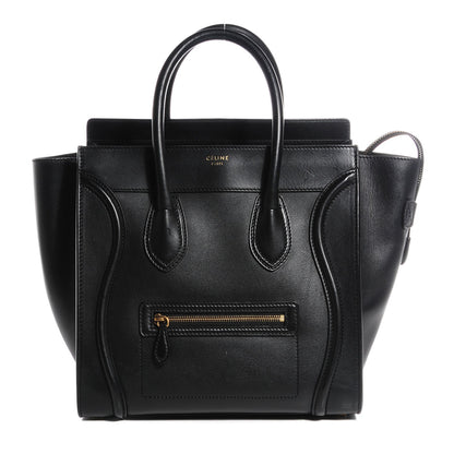 Celine Smooth Calfskin Mini Luggage Black 1 of 7