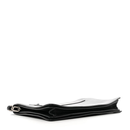 Prada Vitello Daino Wristlet Pouch Black 4 of 9