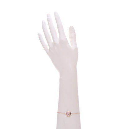 Cartier 18K Pink Gold Diamond Pink Opal Amulette de Cartier Bracelet 2 of 9