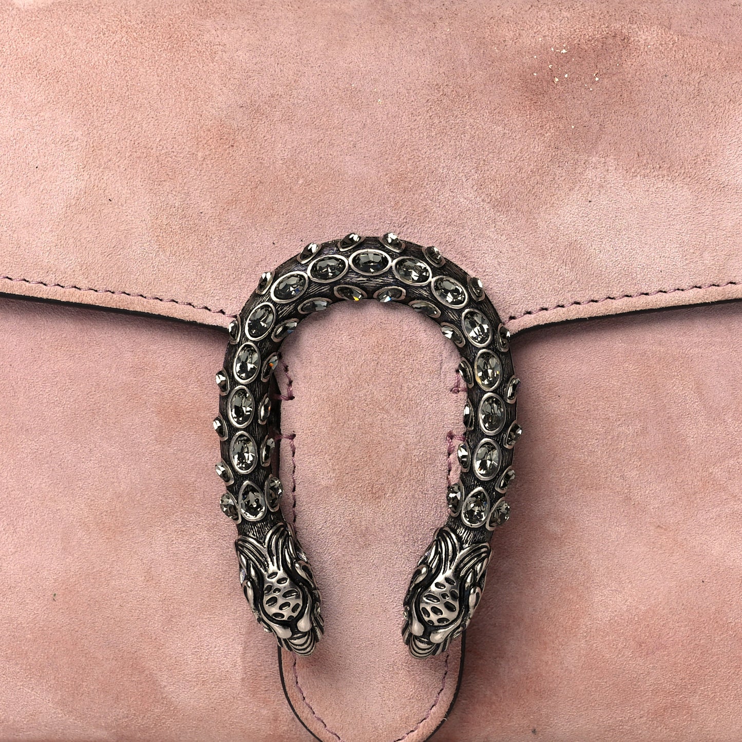 Suede Dionysus Clutch Blush
