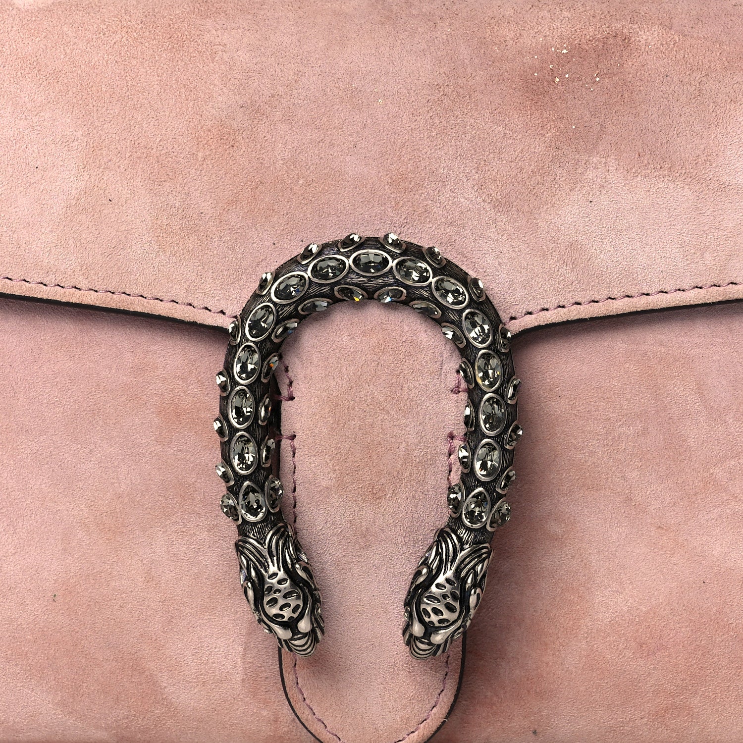 Gucci Suede Dionysus Clutch Blush 9 of 14