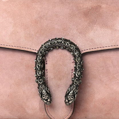 Gucci Suede Dionysus Clutch Blush 9 of 14
