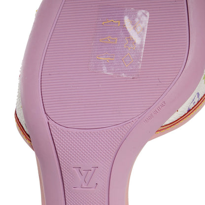 Louis Vuitton Monogram Multicolor Sandals 36.5 White 6 of 8