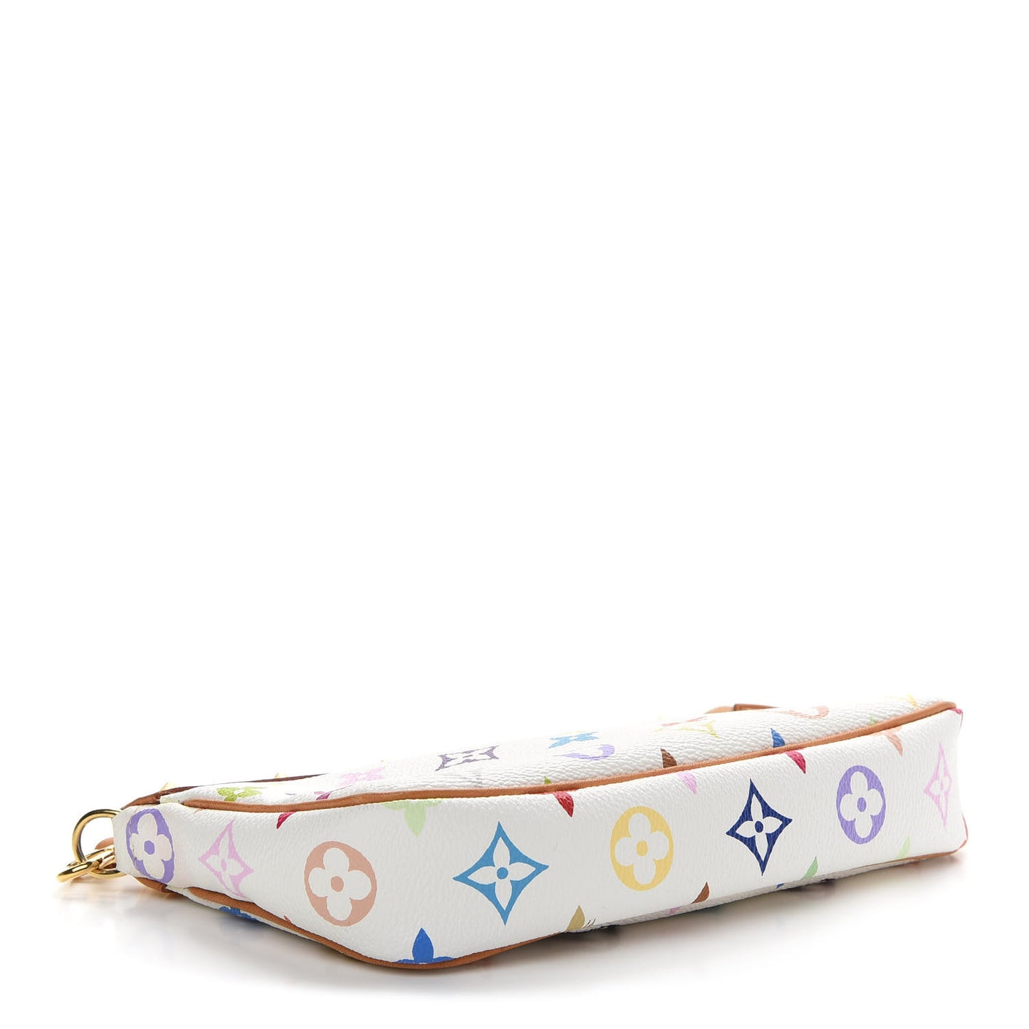 Monogram Multicolor Pochette Accessories White