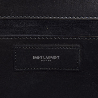 Saint Laurent Calfskin Classic Betty Clutch Black 6 of 10