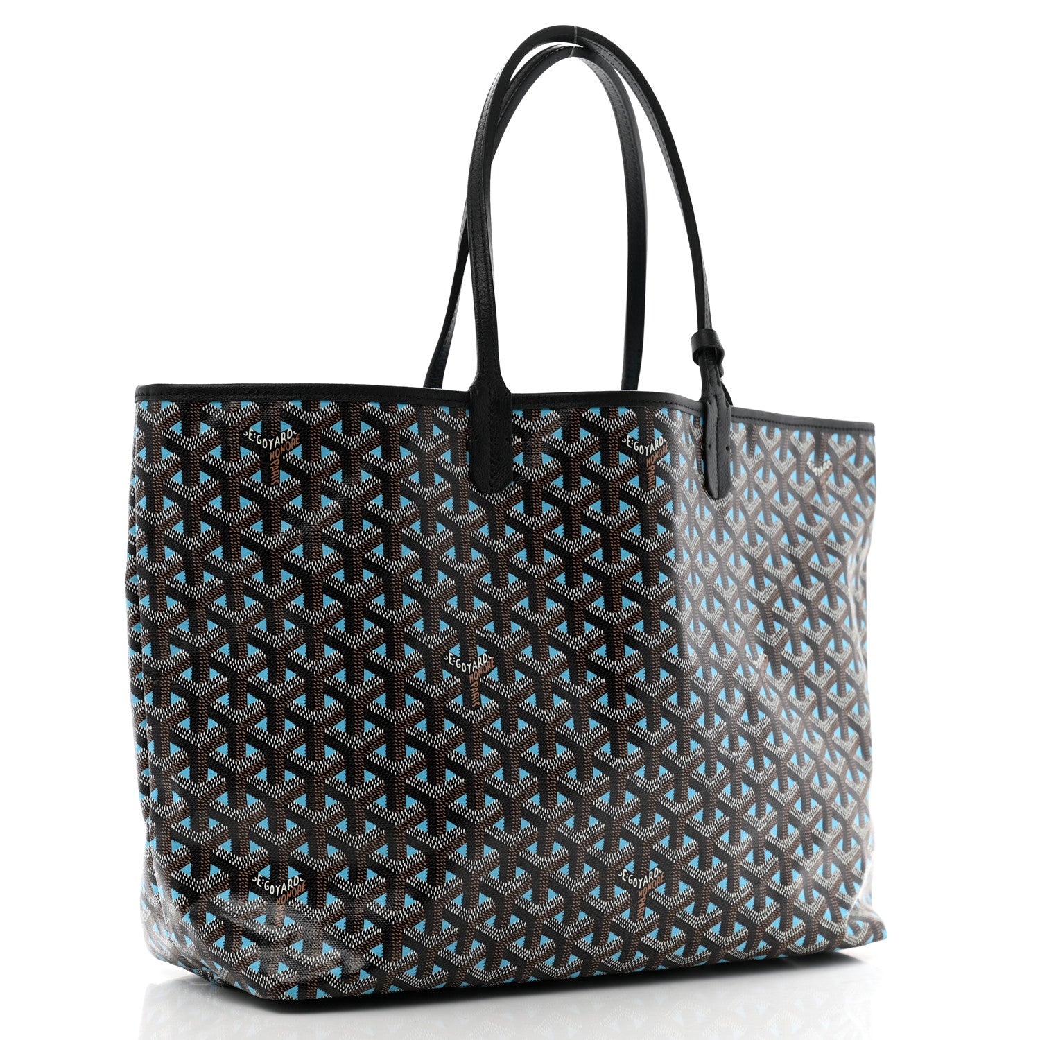 Goyard Goyardine Saint Louis Claire Voie PM Black Blue 4 of 11