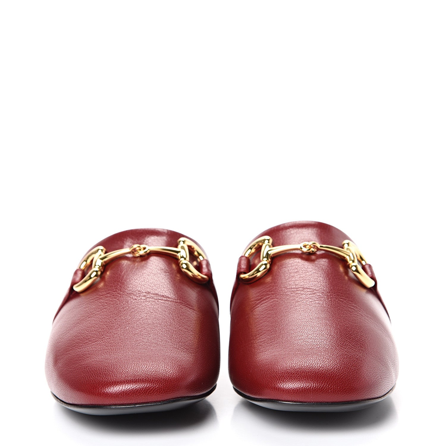 Gucci Goatskin Horsebit Pericle Slippers 38.5 Rosso 2 of 11