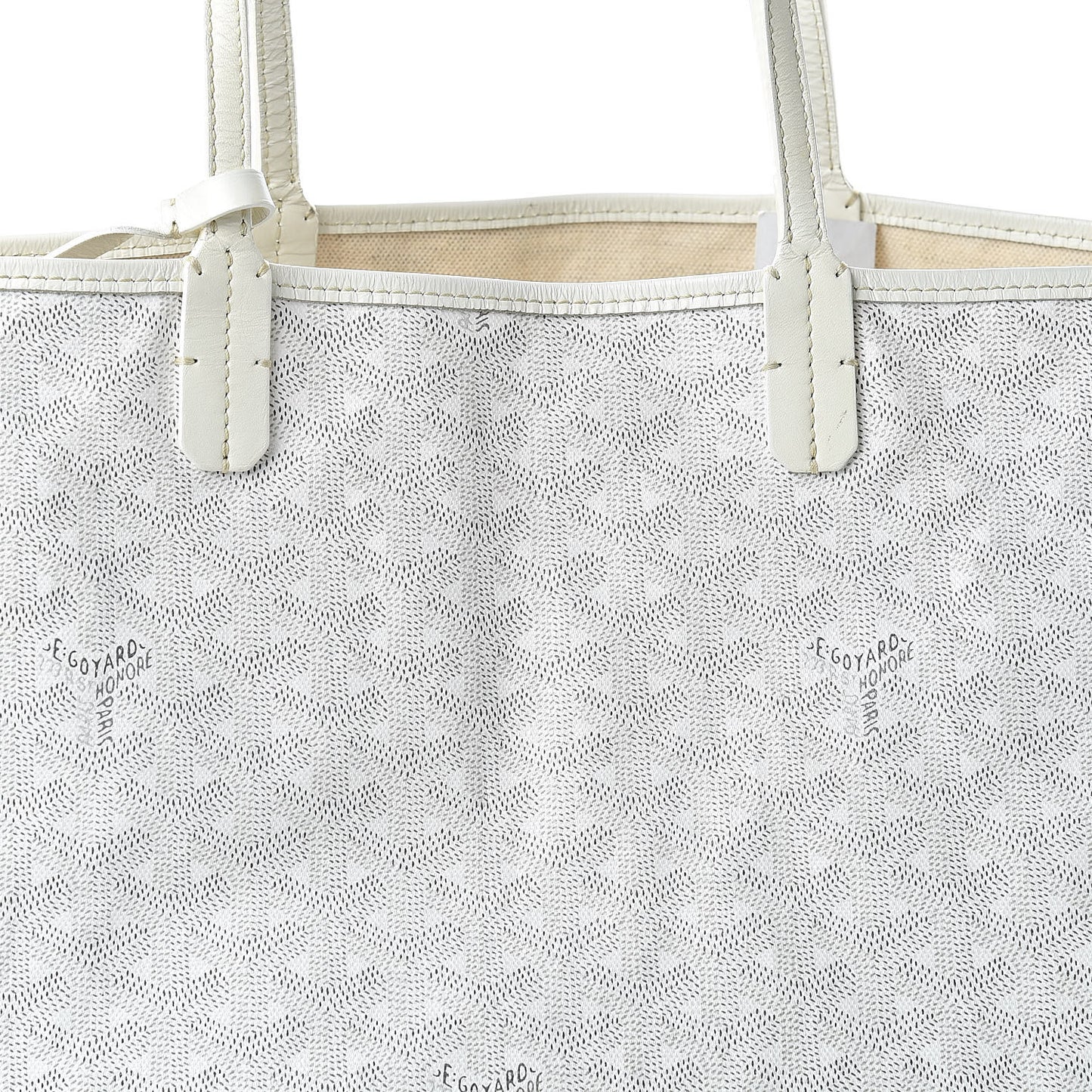 Goyardine Saint Louis PM White