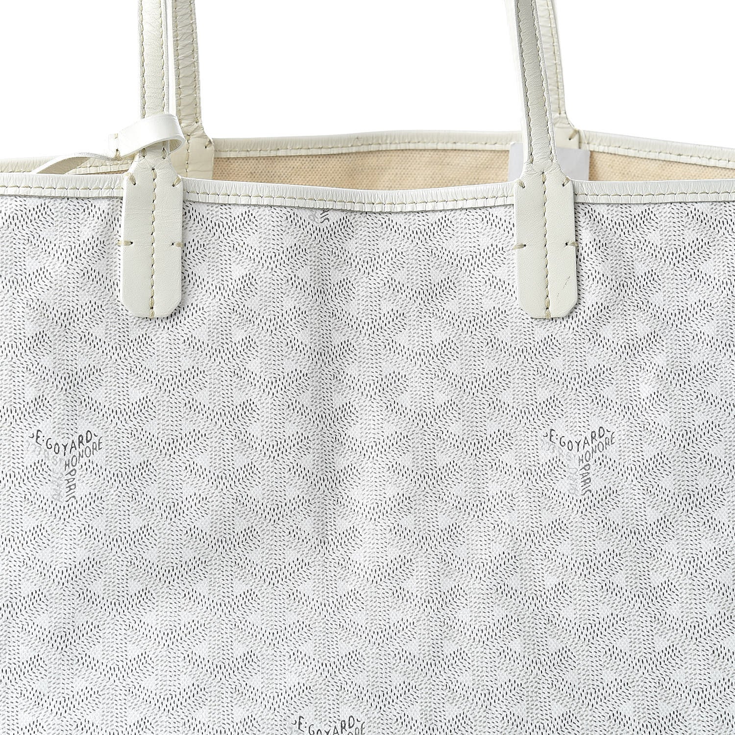 Goyard Goyardine Saint Louis PM White 9 of 16