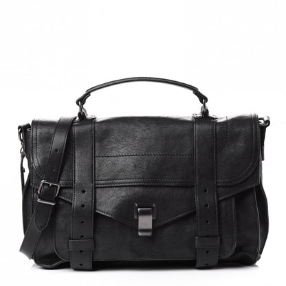 Proenza Schouler Lambskin Medium PS1 Satchel Black 1 of 4