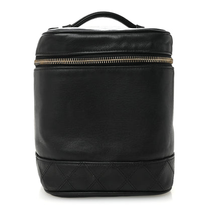 Chanel Calfskin Vanity Cosmetic Bag Black 1 of 11