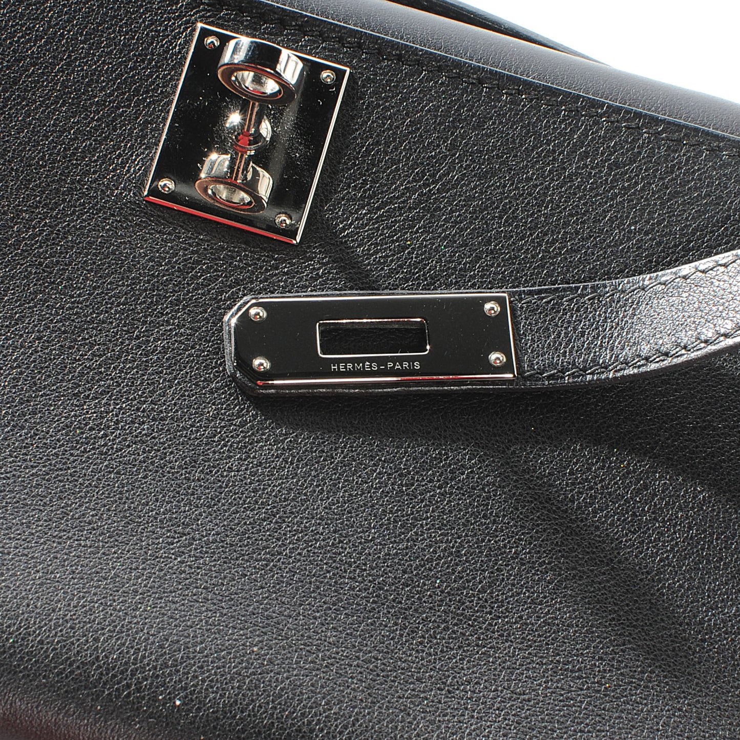 Swift Kelly Cut Clutch Pochette Black