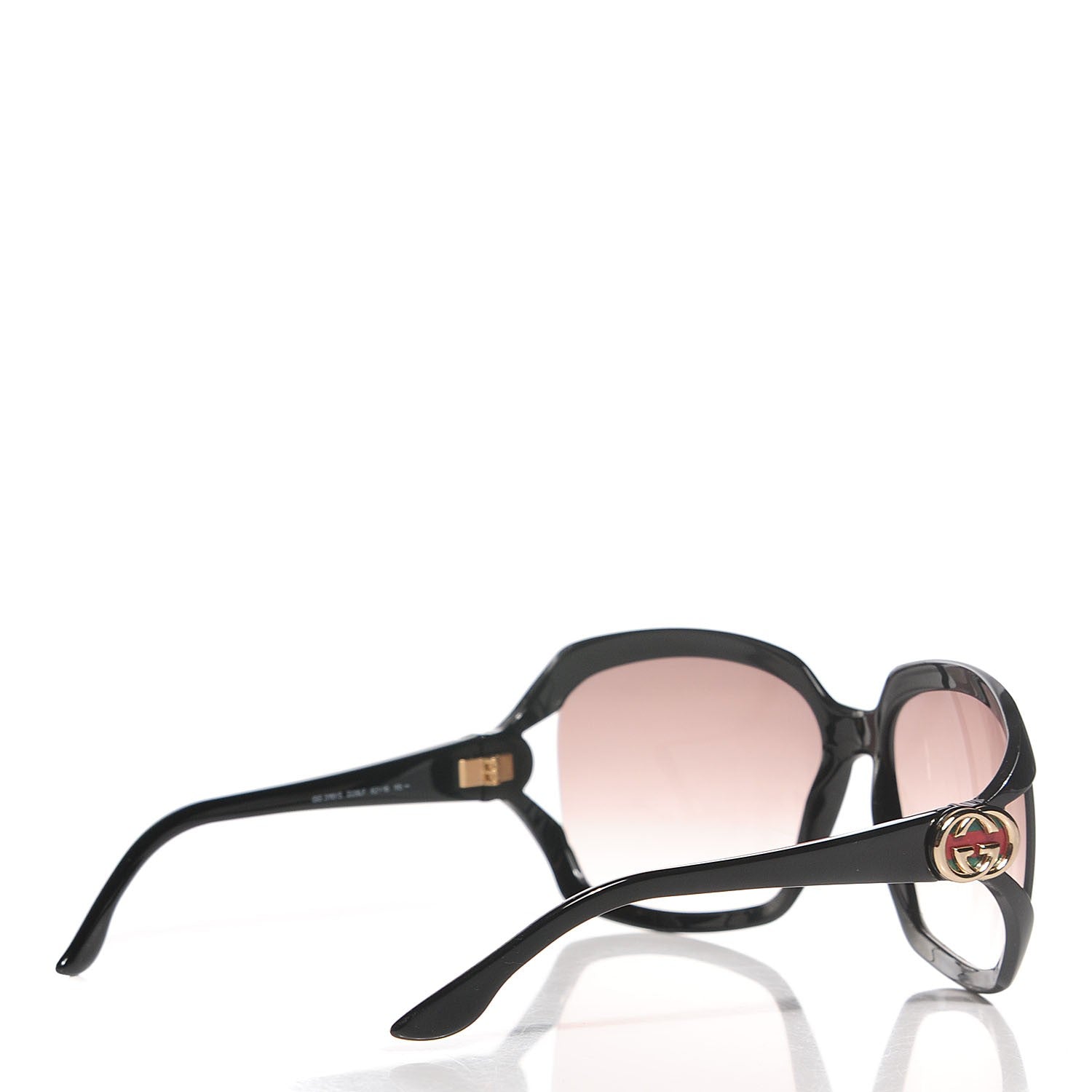 Gucci GG Web Sunglasses 3110/S Black 3 of 6