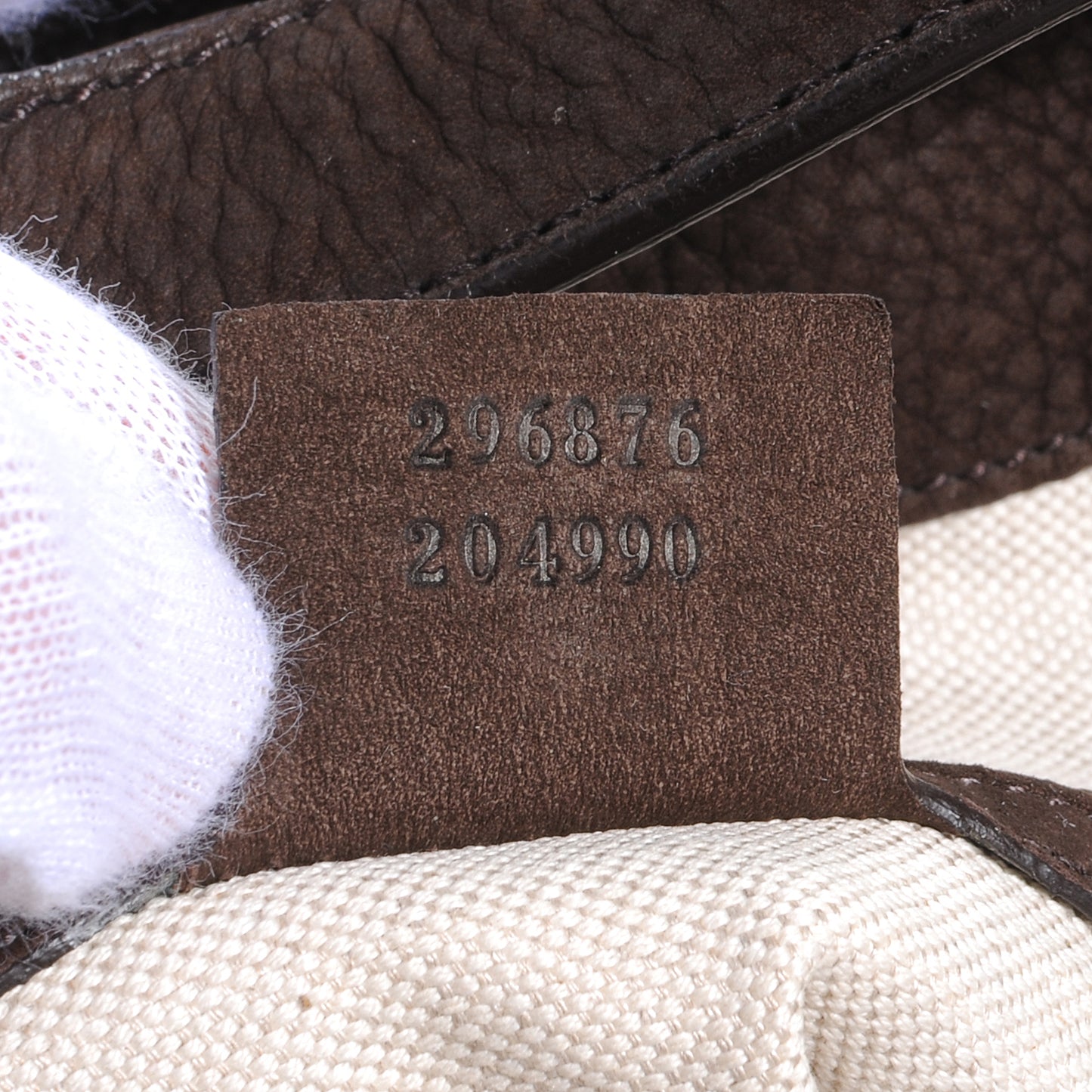 Nubuck Leather Large Ribot Horse Heads Tote Brown