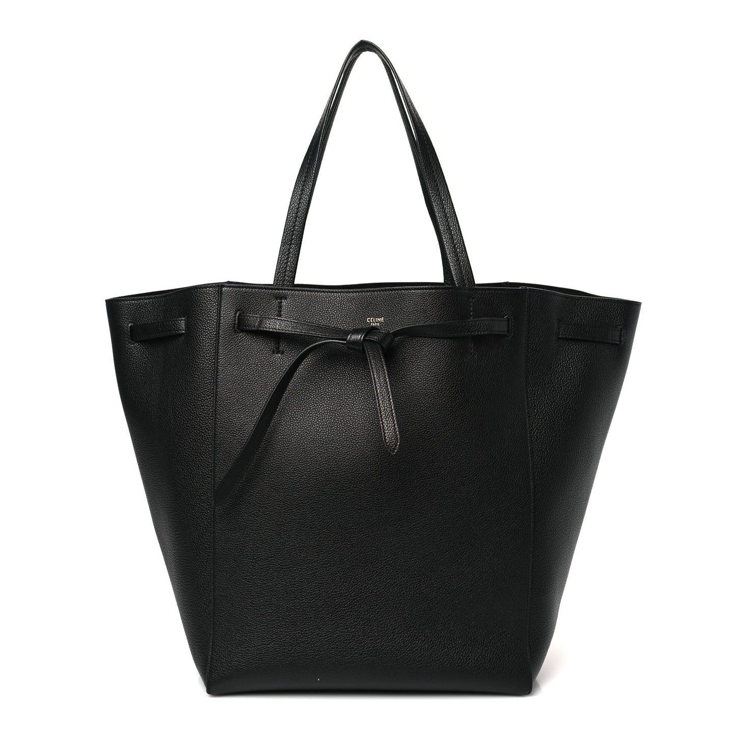 Soft Grained Calfskin Medium Belt Cabas Phantom Black