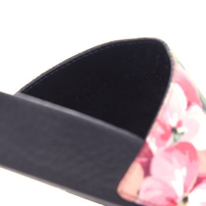 Gucci GG Supreme Monogram Blooms Slide Sandals 36 Beige Multicolor 9 of 10