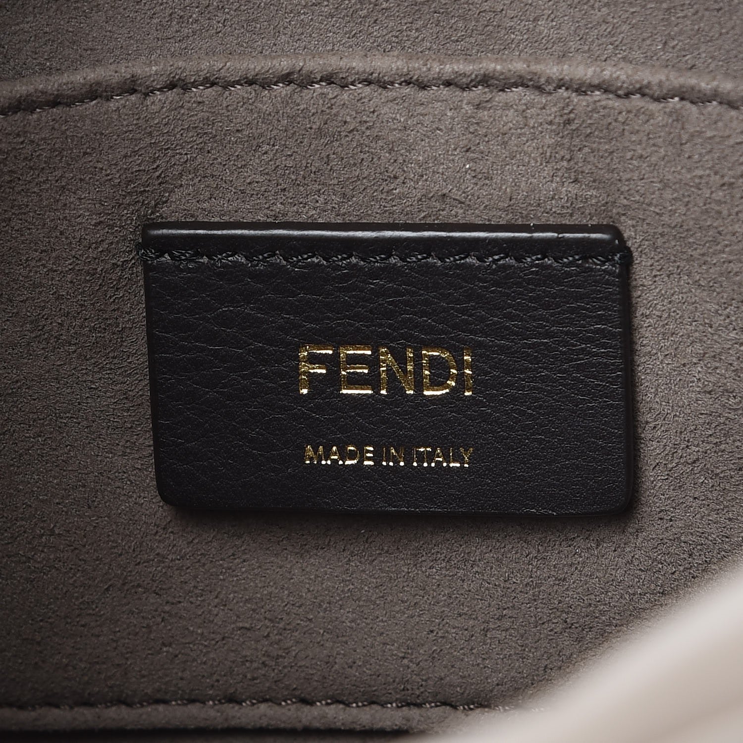 Fendi Vitello Century F is Camera Case Tortora 6 of 8