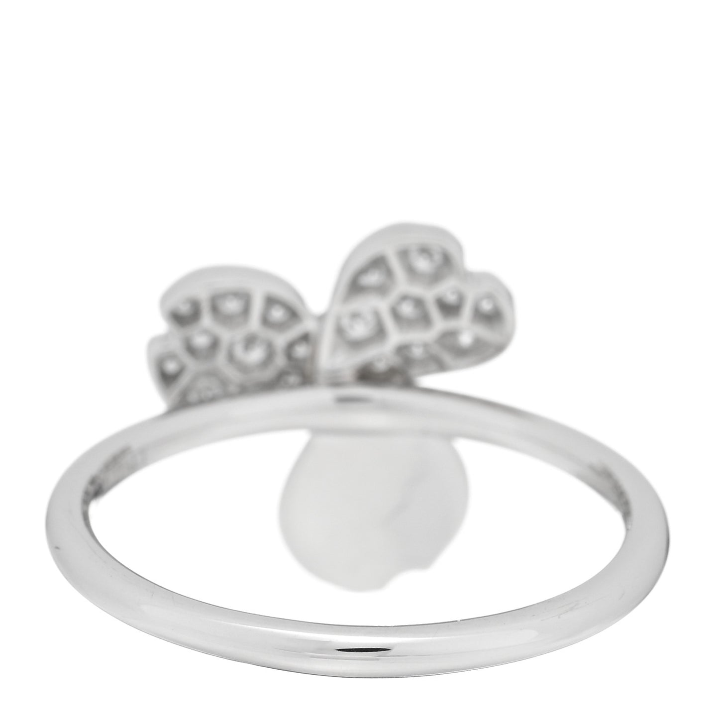 Platinum Diamond Paper Flowers Ring 52 6