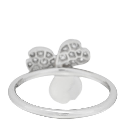 Tiffany Platinum Diamond Paper Flowers Ring 52 6 4 of 5