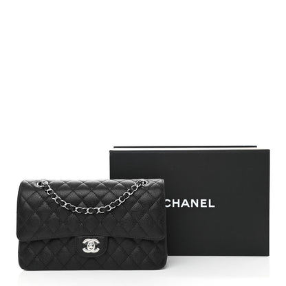 Chanel Caviar Quilted Medium Double Flap Black 11 of 11