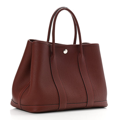 Hermes Vache Country Garden Party 30 TPM Rouge H 3 of 9