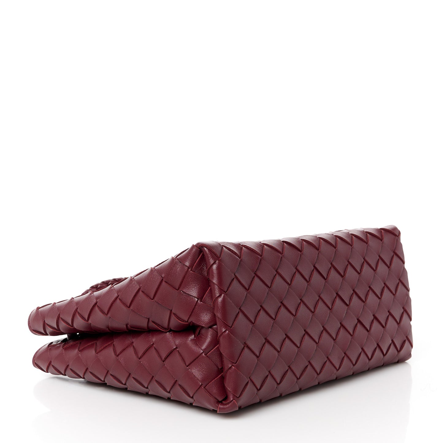 Nappa Intrecciato Small Andiamo Shoulder Bag Barolo